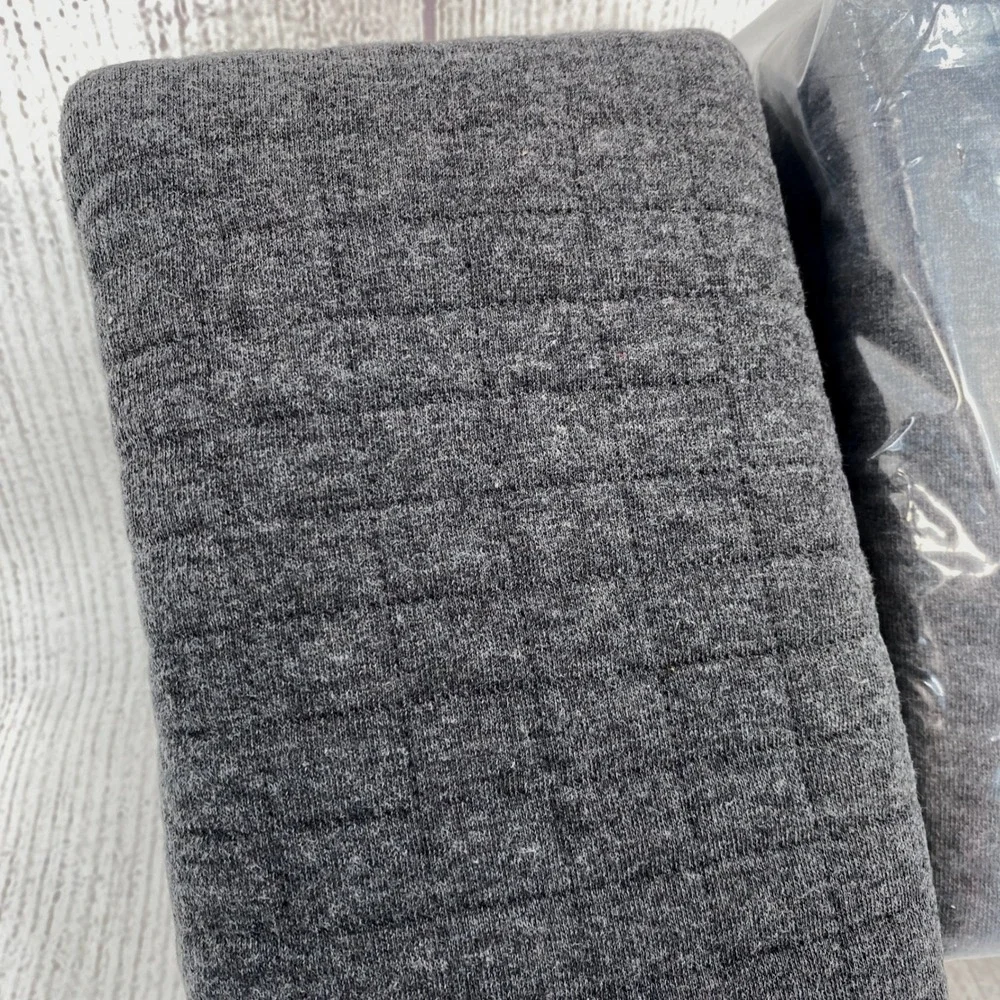Threshold Quilted Standard Sham (Set of 2) Charcoal Gray Jersey Cotton Soft